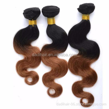 10A grade peruvian hair weave body wave beauty ombre hair extension